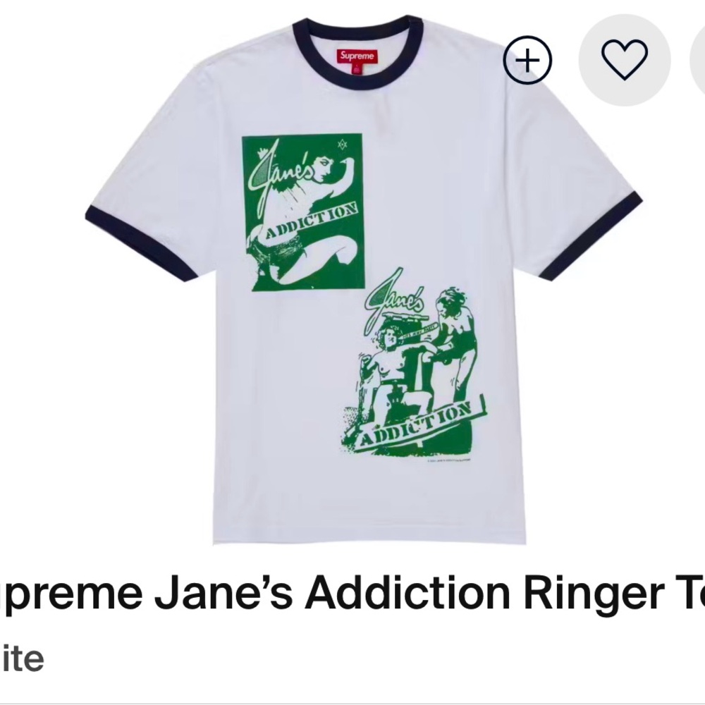 Supreme -Jane’s Addiction Tee